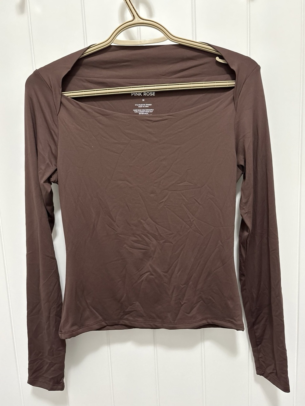 Pink Rose Long Sleeve Top